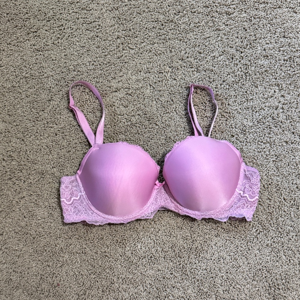 Dream Angels - Smooth & Lace Lightly Lined Demi Bra